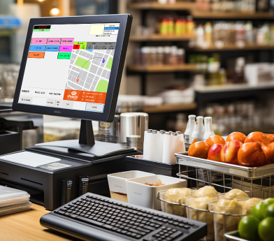 Mealzo epos system for grocery stores 