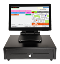 Mealzo all-in-one EPOS system with cash drawer