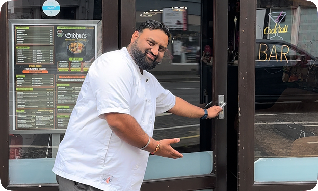 Satinder welcomes you to Sidhu Indian Restaurant in Perth
