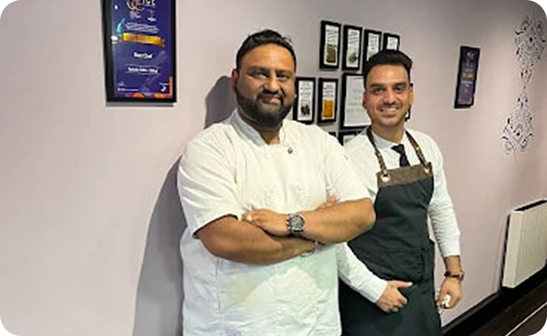 Staff members of the Sidhu Indian restaurant in perth 