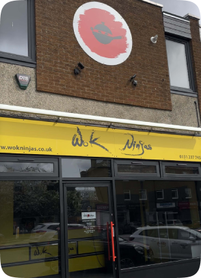 Wok ninja chinese takeaway in Edinburgh